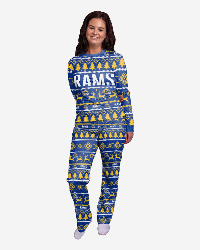 Los Angeles Rams Womens Family Holiday Pyjamas FOCO S - FOCO.com | UK & IRE