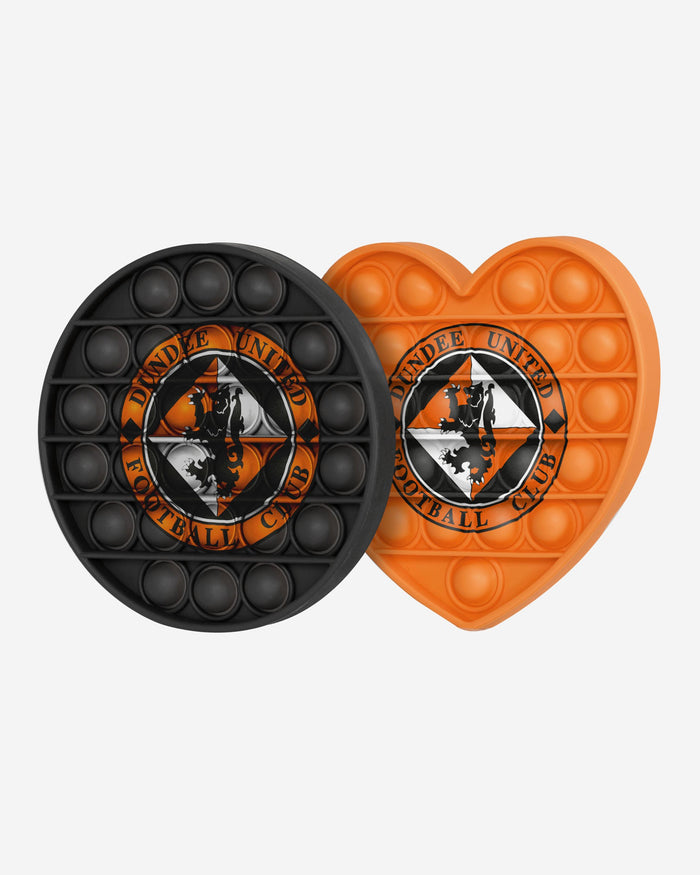 Dundee United FC 2 Pack Circle & Heart Push-Itz Fidget FOCO - FOCO.com | UK & IRE