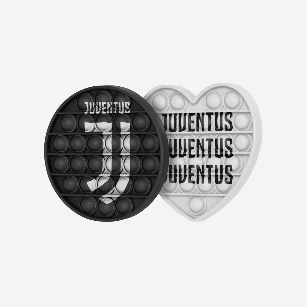 Juventus FC 2 Pack Circle & Heart Push-Itz Fidget FOCO - FOCO.com | UK & IRE