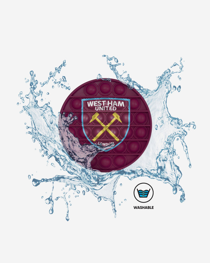 West Ham United FC 2 Pack Circle & Heart Push-Itz Fidget FOCO - FOCO.com | UK & IRE