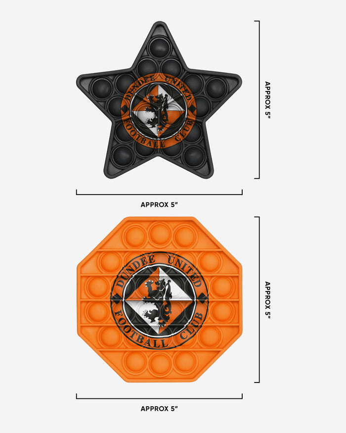 Dundee United FC 2 Pack Octagon & Star Push-Itz Fidget FOCO - FOCO.com | UK & IRE