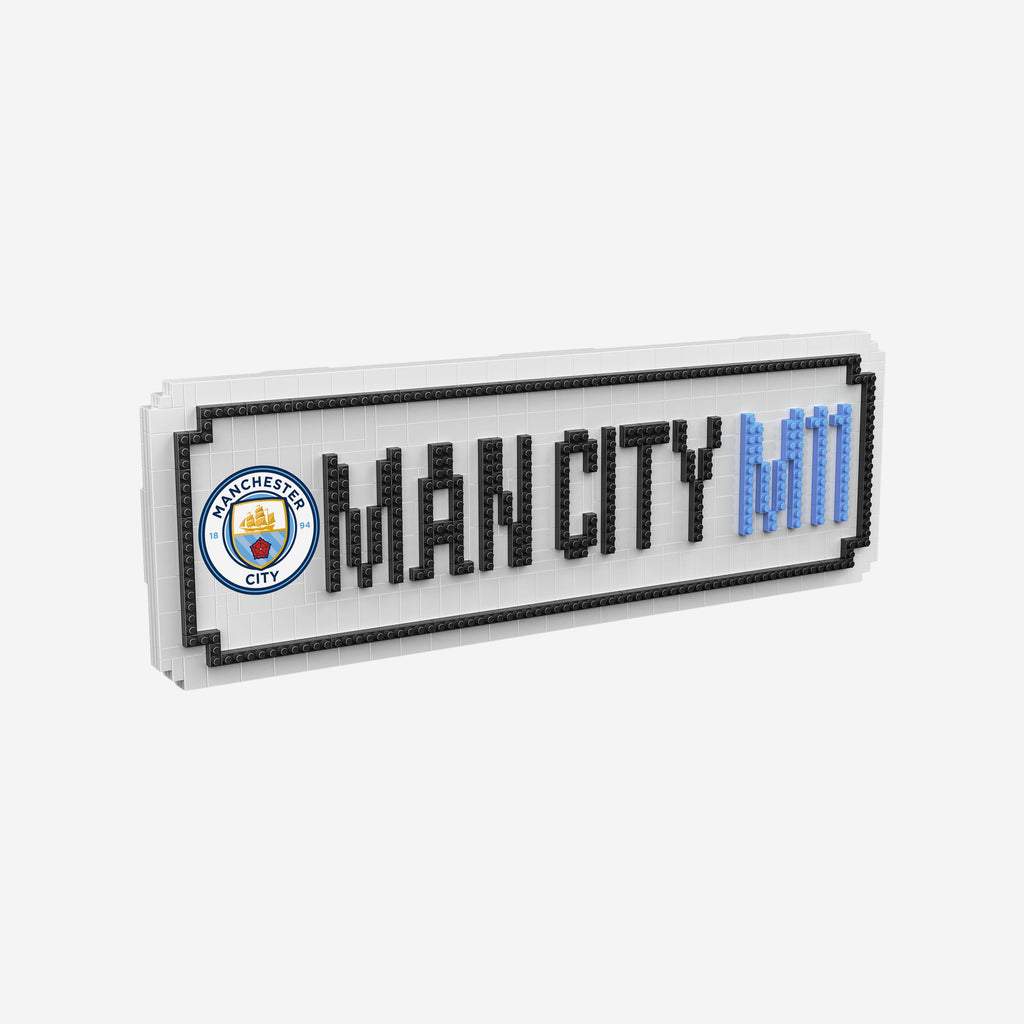 Manchester City FC BRXLZ Street Wall Sign FOCO - FOCO.com | UK & IRE