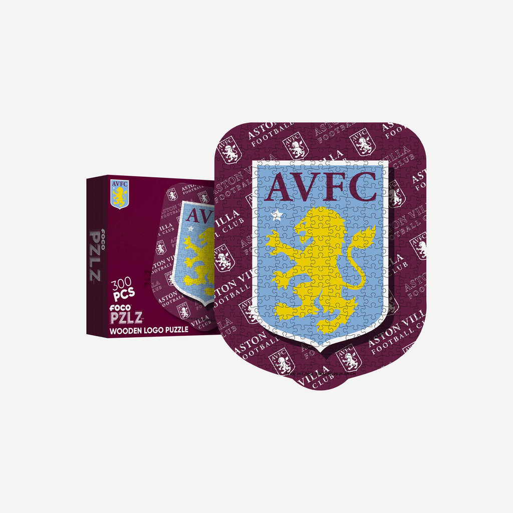 Aston Villa FC Wood PZLZ Logo FOCO - FOCO.com | UK & IRE