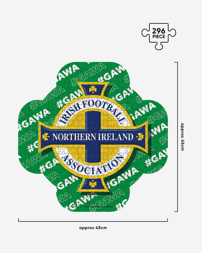 Northern Ireland Wood PZLZ Logo FOCO - FOCO.com | UK & IRE