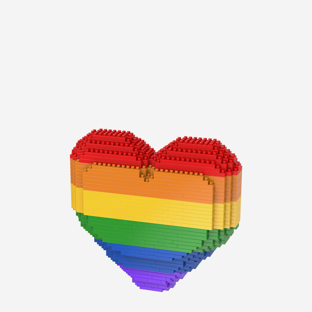 Rainbow Heart BRXLZ FOCO - FOCO.com | UK & IRE