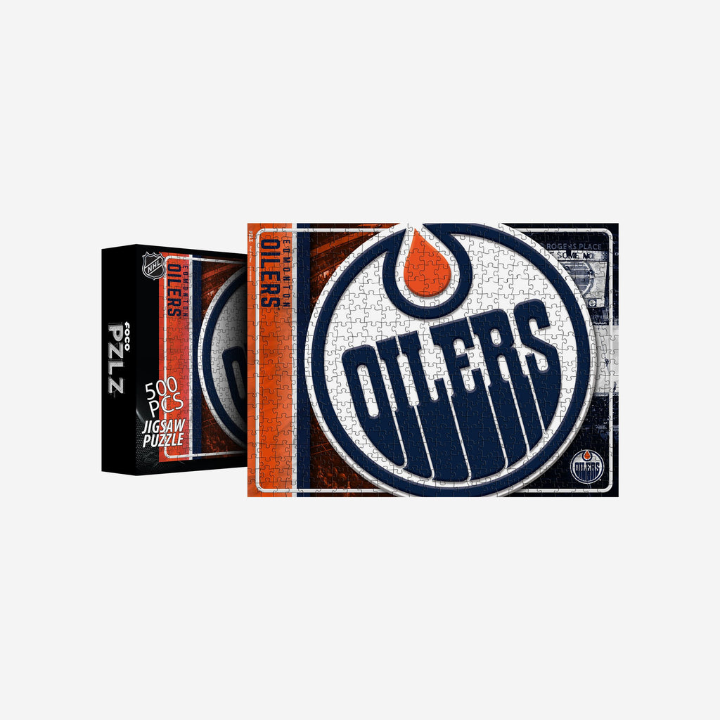 Edmonton Oilers 500 Piece Jigsaw Puzzle PZLZ FOCO - FOCO.com | UK & IRE