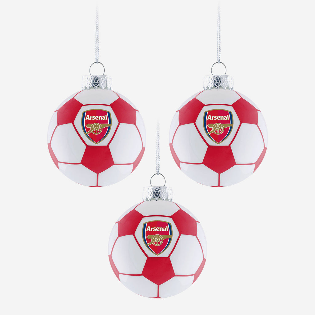 Arsenal FC 3 Pack Football Ornament FOCO - FOCO.com | UK & IRE