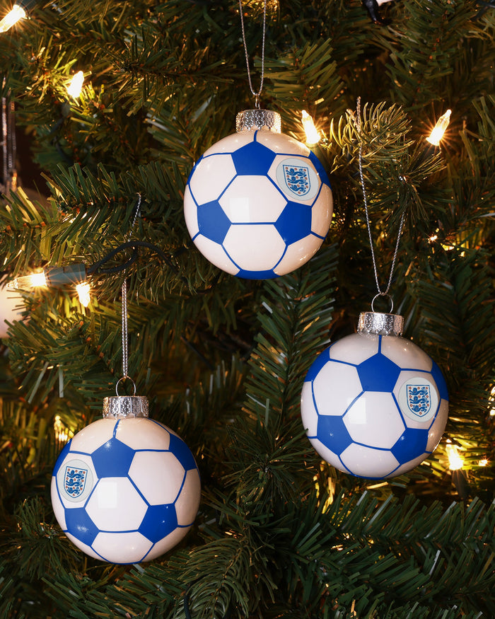 England 3 Pack Football Ornament FOCO - FOCO.com | UK & IRE