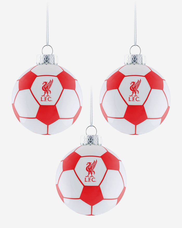 Liverpool FC 3 Pack Football Ornament FOCO - FOCO.com | UK & IRE