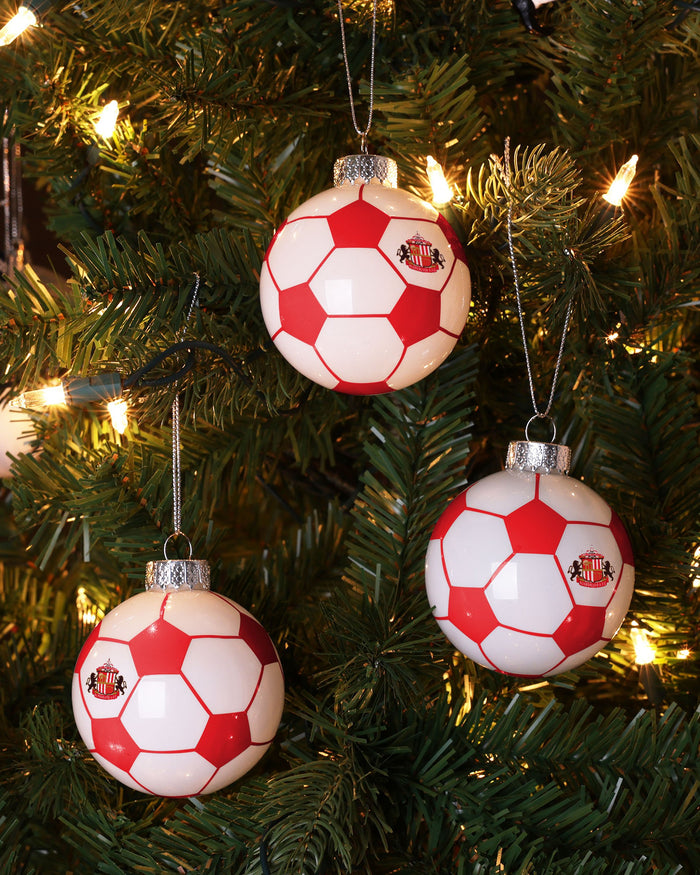 Sunderland AFC 3 Pack Football Ornament FOCO - FOCO.com | UK & IRE