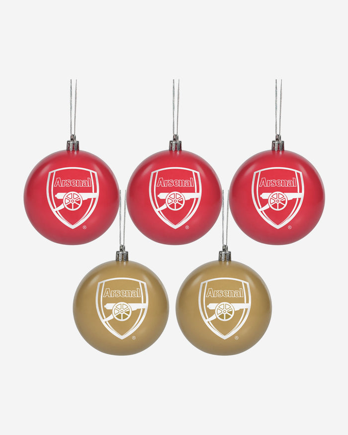 Arsenal FC 5 Pack Bauble Set FOCO - FOCO.com | UK & IRE