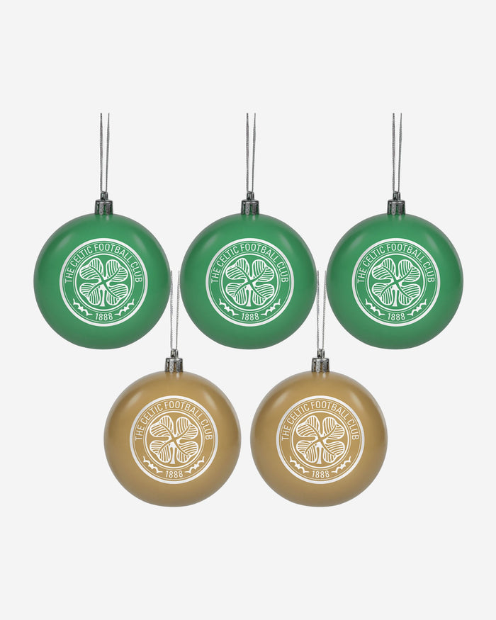 Celtic FC 5 Pack Bauble Set FOCO - FOCO.com | UK & IRE