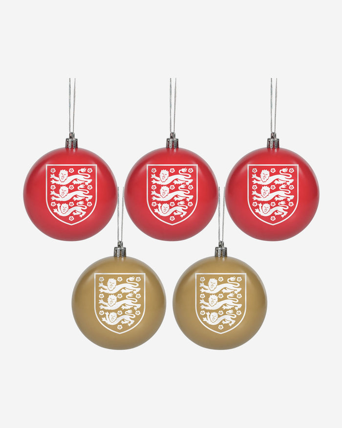 England 5 Pack Bauble Set FOCO - FOCO.com | UK & IRE