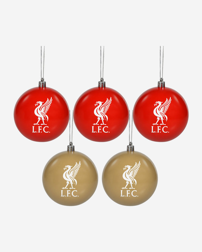 Liverpool FC 5 Pack Bauble Set FOCO - FOCO.com | UK & IRE