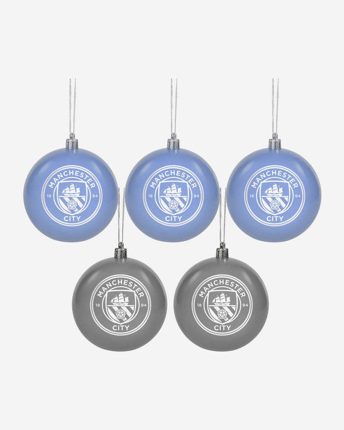 Manchester City FC 5 Pack Bauble Set FOCO - FOCO.com | UK & IRE