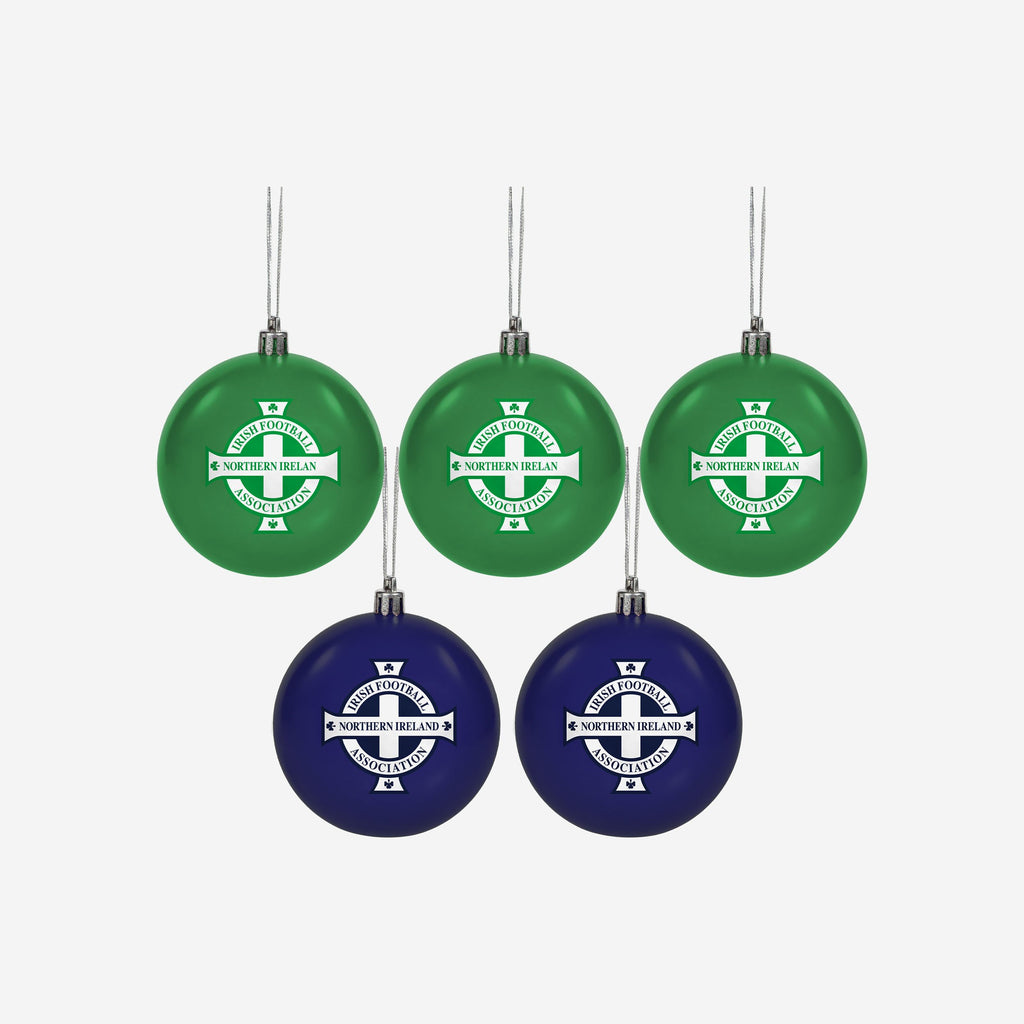 Northern Ireland 5 Pack Bauble Set FOCO - FOCO.com | UK & IRE