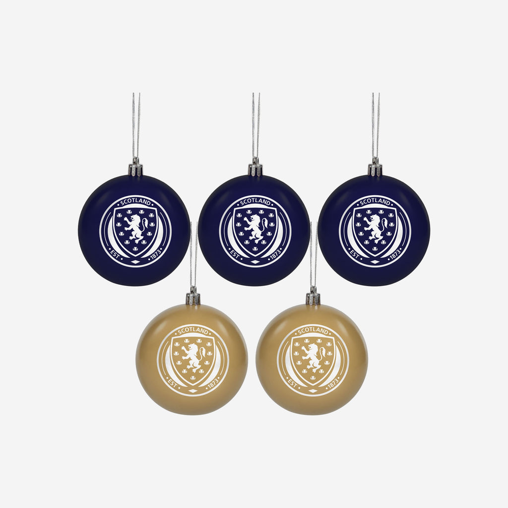 Scotland 5 Pack Bauble Set FOCO - FOCO.com | UK & IRE