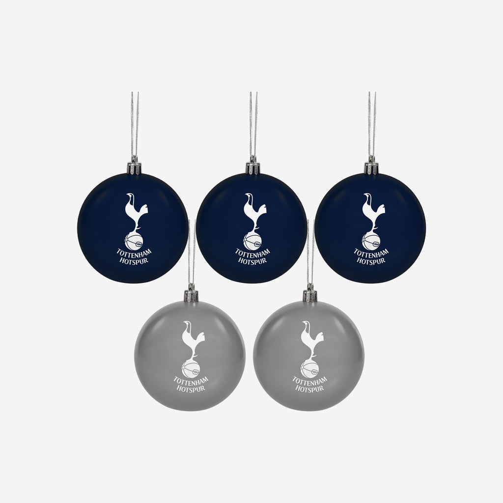 Tottenham Hotspur 5 Pack Bauble Set FOCO - FOCO.com | UK & IRE