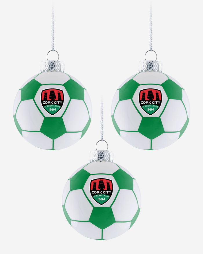 Cork City FC 3 Pack Football Ornament FOCO - FOCO.com | UK & IRE