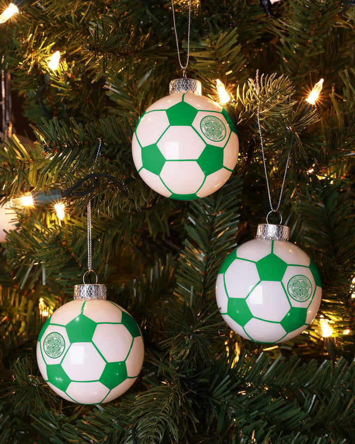 Celtic FC 3 Pack Football Ornament FOCO - FOCO.com | UK & IRE