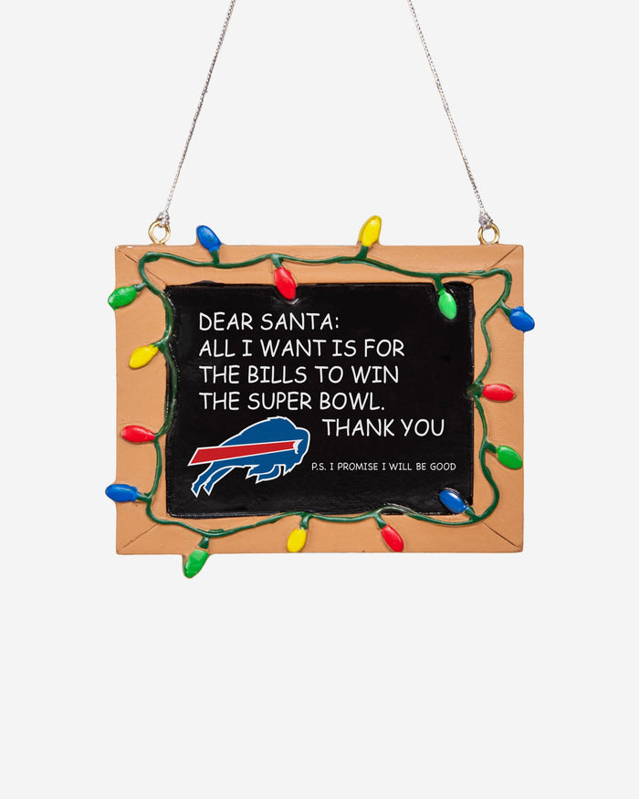 Buffalo Bills Resin Chalkboard Sign Ornament FOCO - FOCO.com | UK & IRE