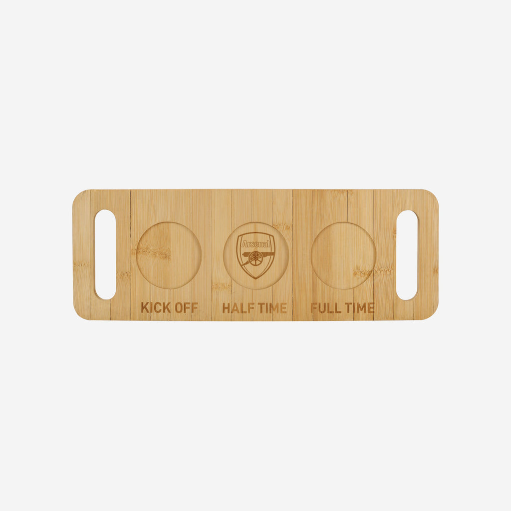 Arsenal FC Beer Flight Serving Board FOCO - FOCO.com | UK & IRE