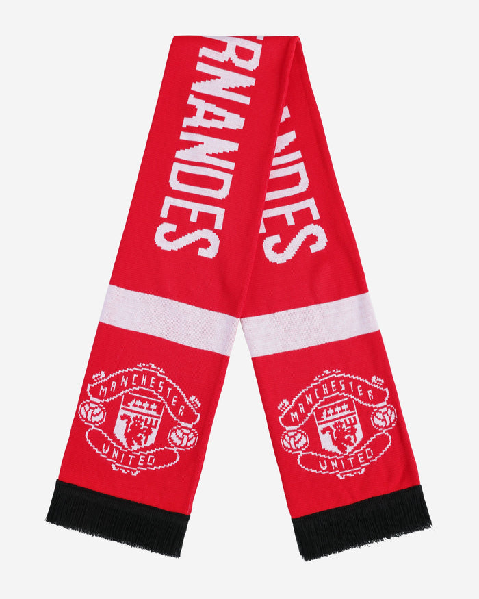 Bruno Fernandes Manchester United FC Scarf FOCO - FOCO.com | UK & IRE