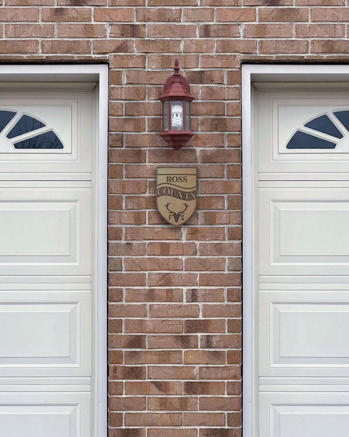 Ross County FC Bronze Effect Wall Sign FOCO - FOCO.com | UK & IRE