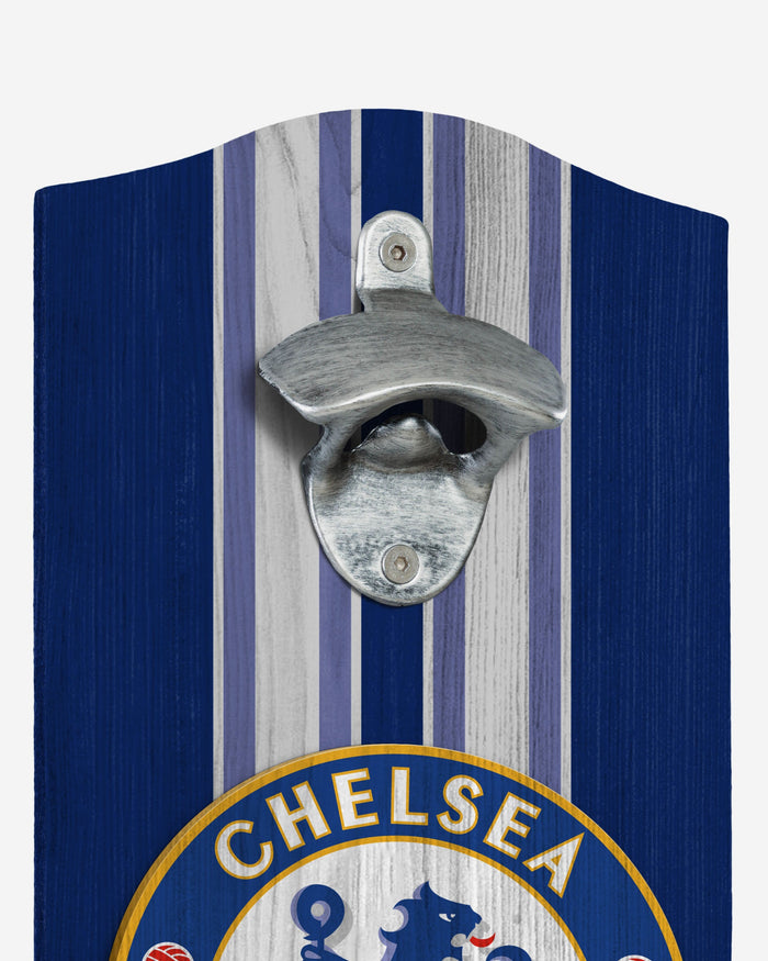 Chelsea FC Wooden Bottlecap Opener Sign FOCO - FOCO.com | UK & IRE