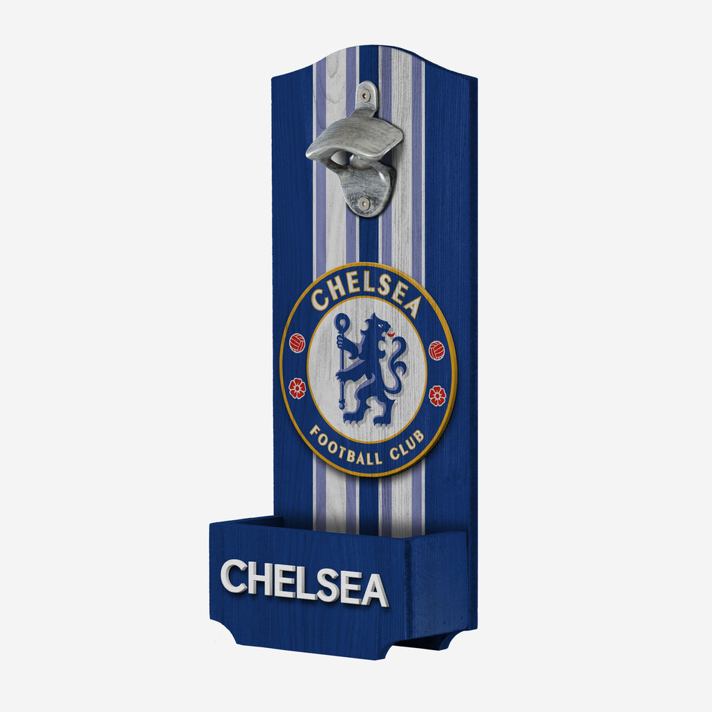 Chelsea FC Wooden Bottlecap Opener Sign FOCO - FOCO.com | UK & IRE