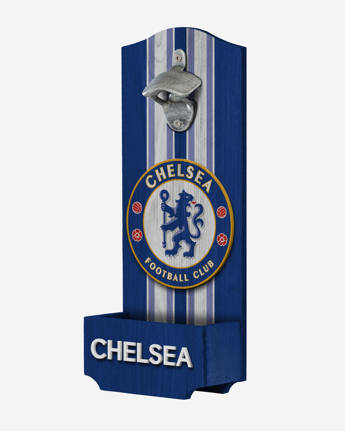 Chelsea FC Wooden Bottlecap Opener Sign FOCO - FOCO.com | UK & IRE