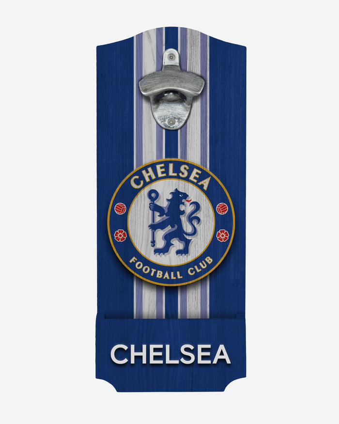 Chelsea FC Wooden Bottlecap Opener Sign FOCO - FOCO.com | UK & IRE