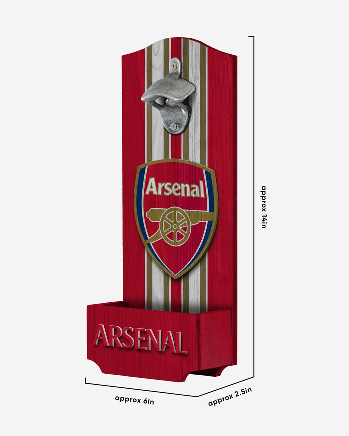 Arsenal FC Wooden Bottlecap Opener Sign FOCO - FOCO.com | UK & IRE