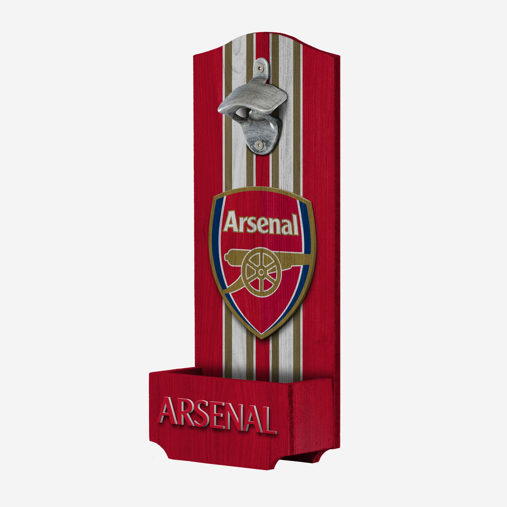Arsenal FC Wooden Bottlecap Opener Sign FOCO - FOCO.com | UK & IRE