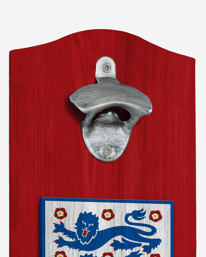 England Wooden Bottlecap Opener Sign FOCO - FOCO.com | UK & IRE