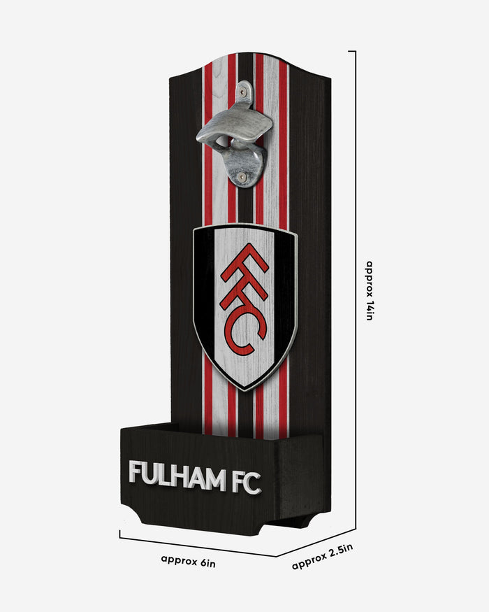 Fulham FC Wooden Bottlecap Opener Sign FOCO - FOCO.com | UK & IRE
