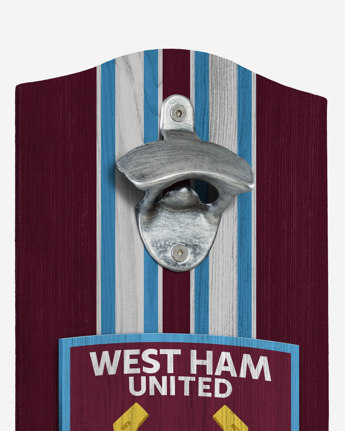 West Ham United FC Wooden Bottlecap Opener Sign FOCO - FOCO.com | UK & IRE