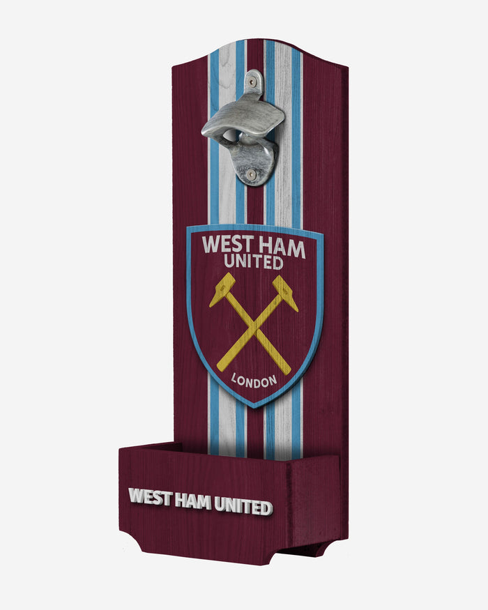 West Ham United FC Wooden Bottlecap Opener Sign FOCO - FOCO.com | UK & IRE