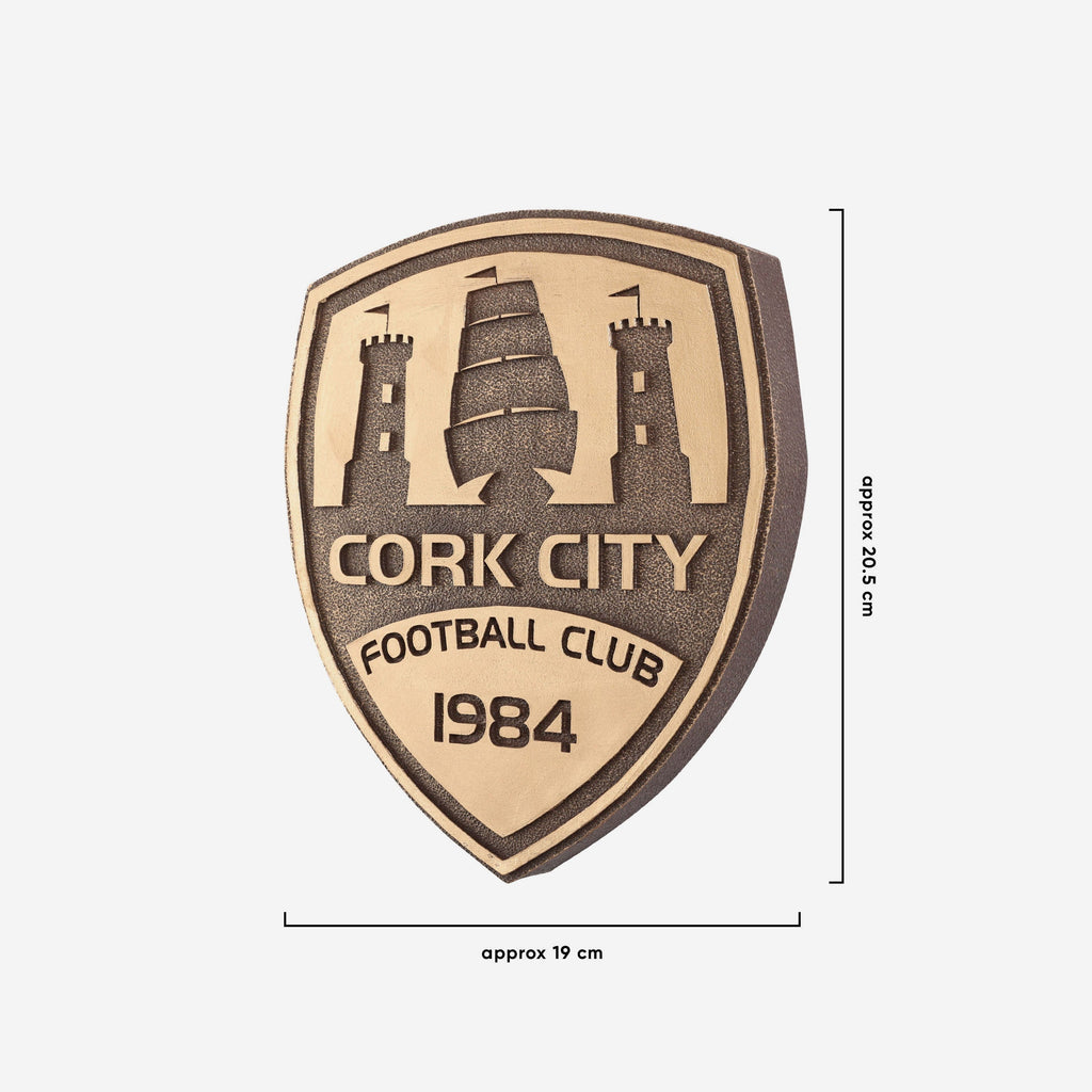 Cork City FC Bronze Effect Wall Sign FOCO UK