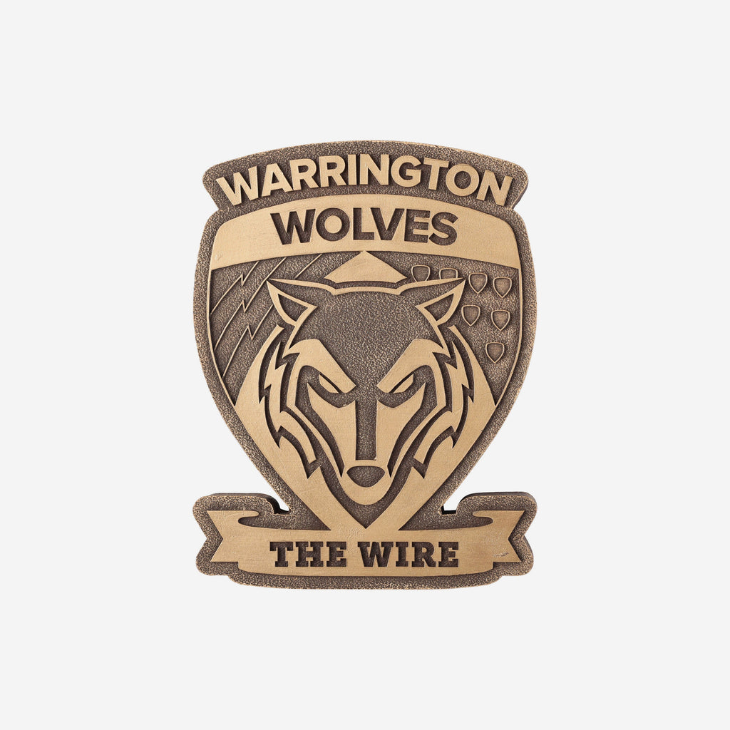 Warrington Wolves Bronze Effect Wall Sign FOCO - FOCO.com | UK & IRE
