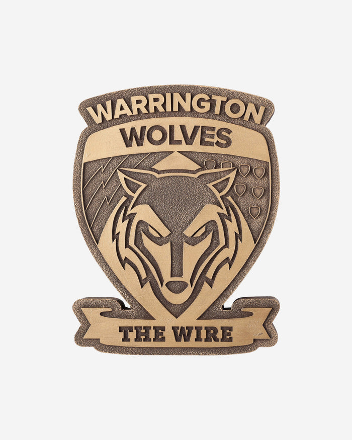 Warrington Wolves Bronze Effect Wall Sign FOCO - FOCO.com | UK & IRE