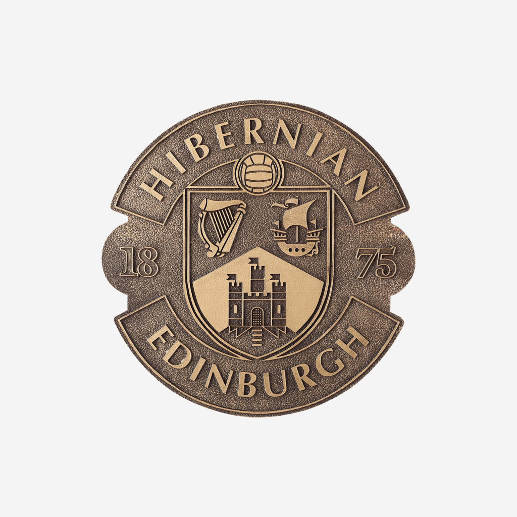 Hibernian FC Bronze Effect Wall Sign FOCO - FOCO.com | UK & IRE