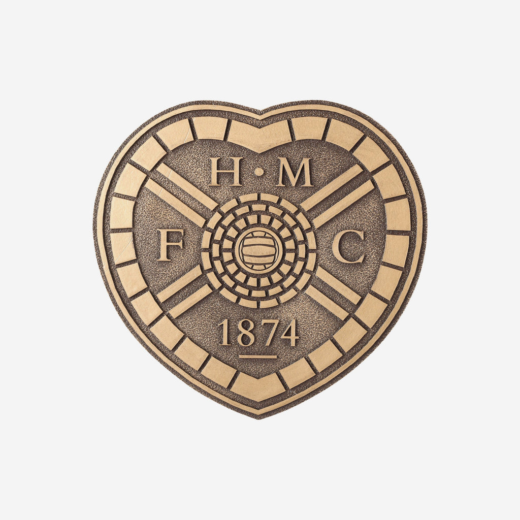 Heart Of Midlothian FC Bronze Effect Wall Sign FOCO - FOCO.com | UK & IRE