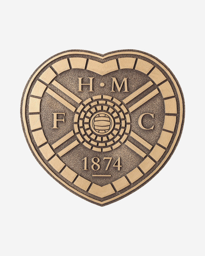 Heart Of Midlothian FC Bronze Effect Wall Sign FOCO - FOCO.com | UK & IRE