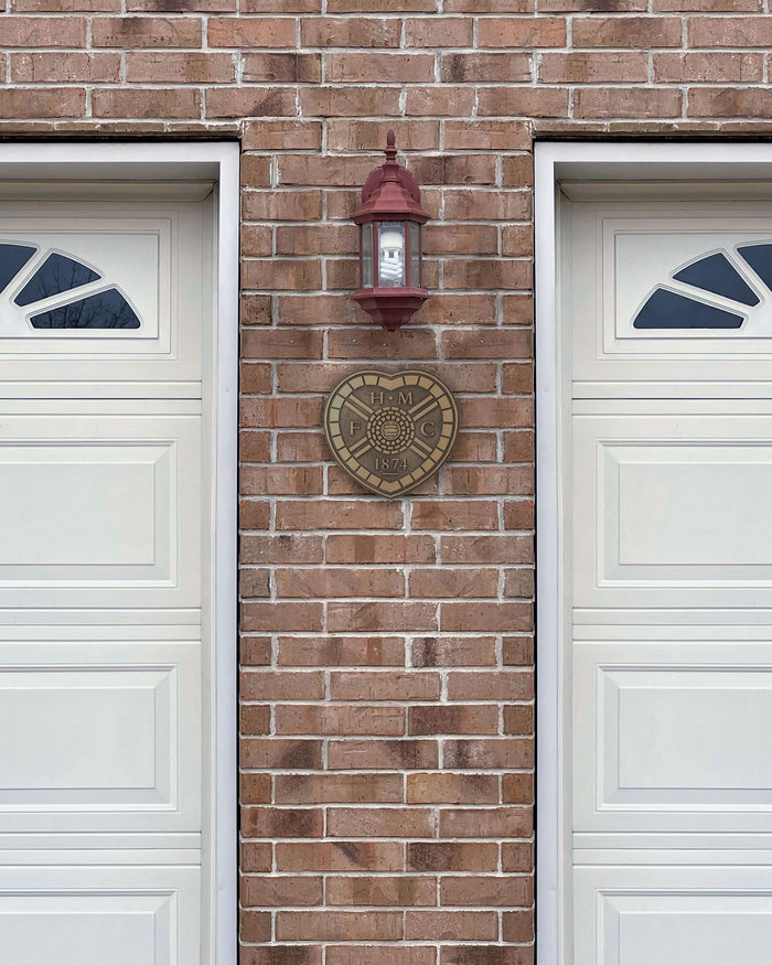 Heart Of Midlothian FC Bronze Effect Wall Sign FOCO - FOCO.com | UK & IRE