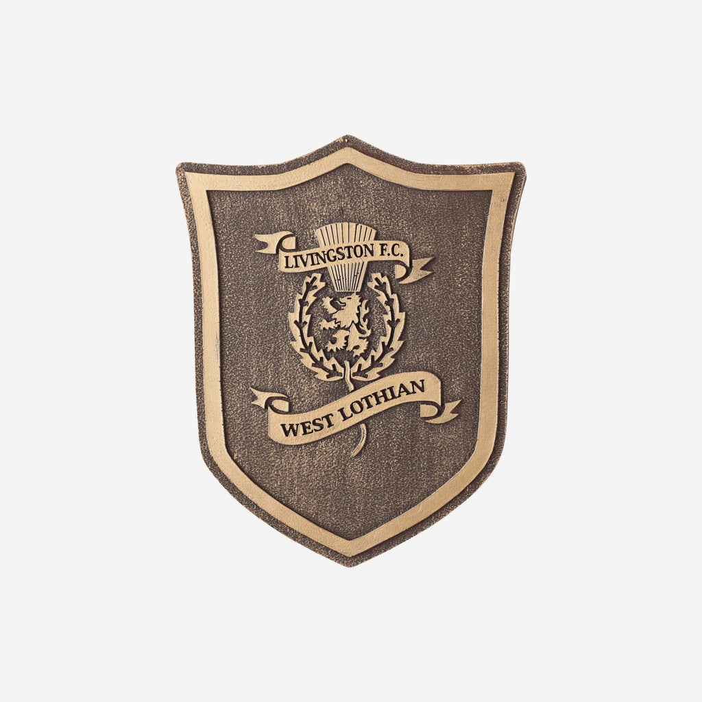Livingston FC Bronze Effect Wall Sign FOCO - FOCO.com | UK & IRE
