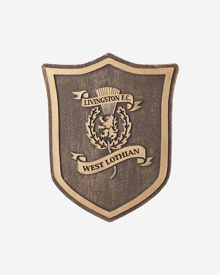 Livingston FC Bronze Effect Wall Sign FOCO - FOCO.com | UK & IRE