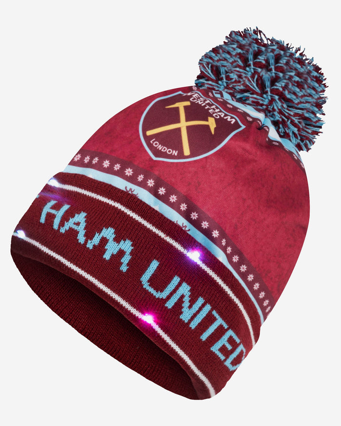 West Ham United FC LED Beanie Hat FOCO - FOCO.com | UK & IRE