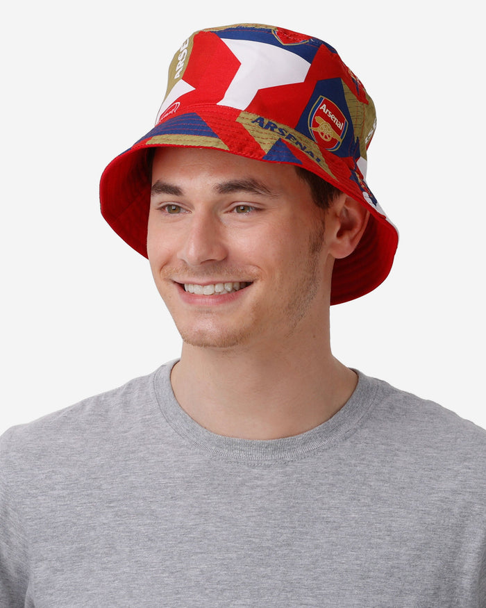 Arsenal FC Geo Reversible Bucket Hat FOCO - FOCO.com | UK & IRE