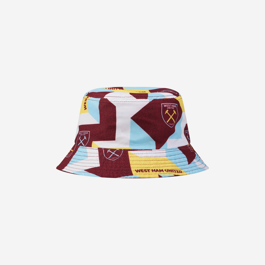 West Ham United FC Geo Reversible Bucket Hat FOCO - FOCO.com | UK & IRE